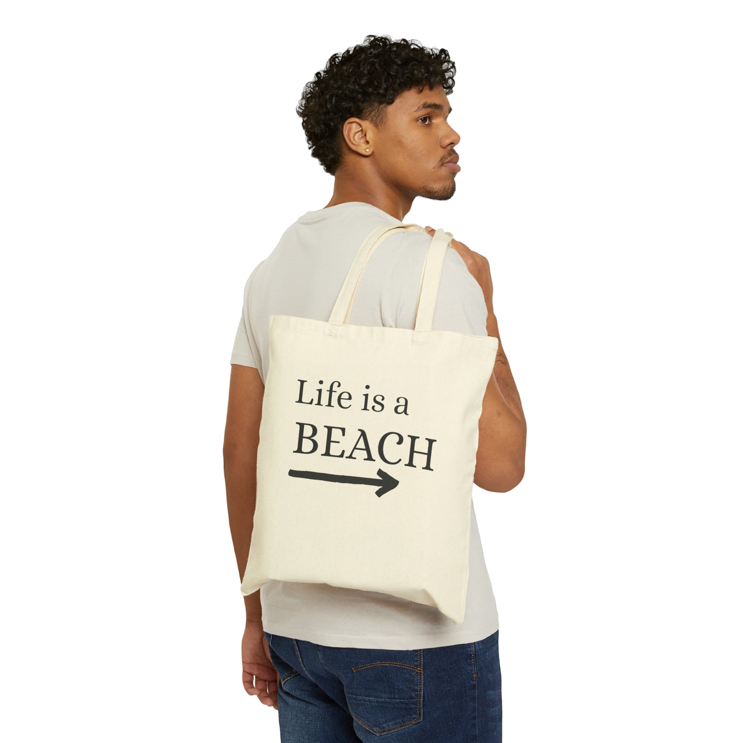 "Life's a beach" beachBag