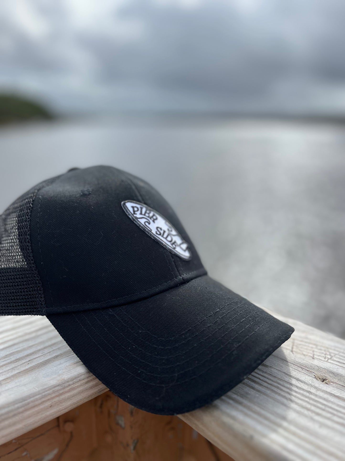 Shell Front - Mesh Back, Trucker Hat - Black